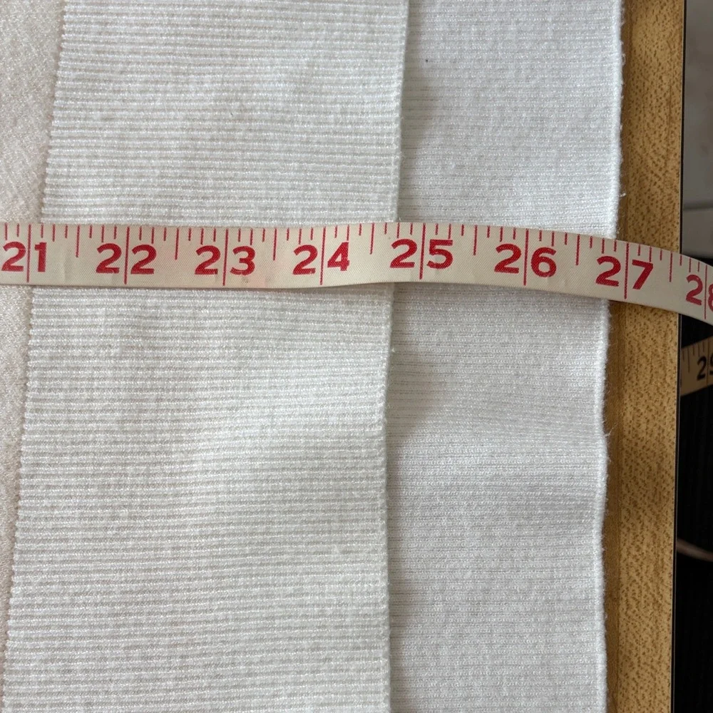 Philosophy Cream Sweater with Yellow Stripes V-Neck Sz 1X - Picture 5 of 9